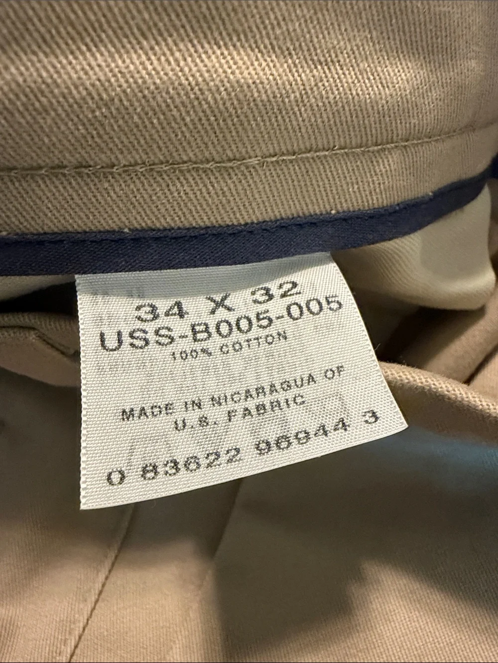 NWOT Men's Lee Performance Khakis 34x32